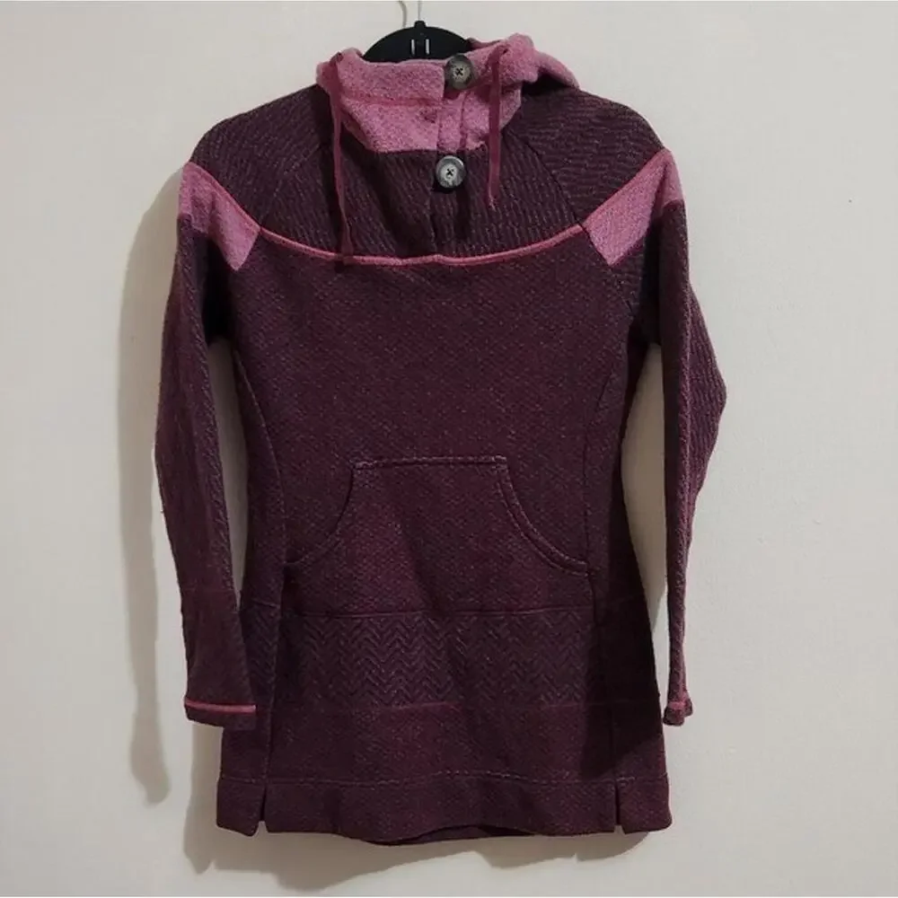 Prana long sleeve pullover wool sweater women size XS